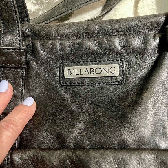 VINTAGE Black Leather shoulder bag - Picture 3 of 16